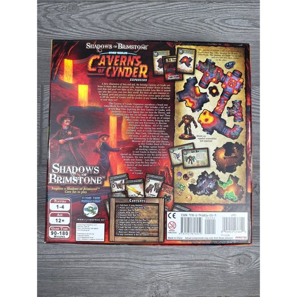 Shadows Of Brimstone: Other Worlds Caverns Of Cynder Expansion Game Case Sleeved - Picture 9 of 11